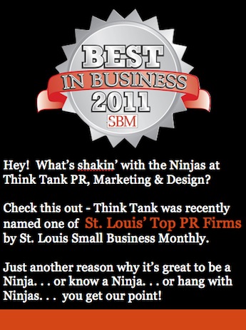 thinktankbestinbusiness Think Tank named top PR Firm in St. Louis